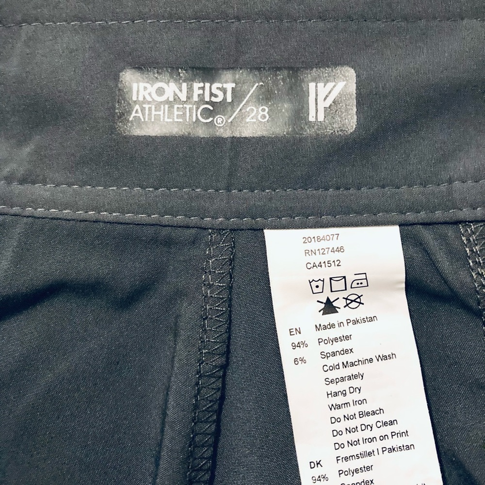 Iron Fist Athletic Stamina Trainer Shorts (Charcoal) - Picture 5 of 8